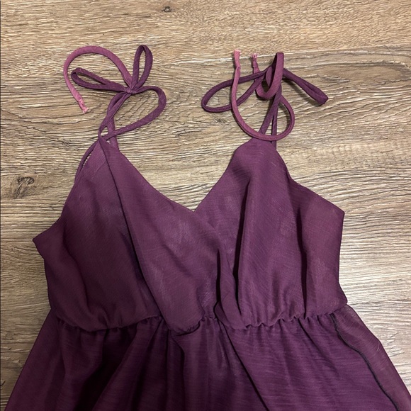 brand new women’s elif purple and orange flowy dress - Picture 3 of 5